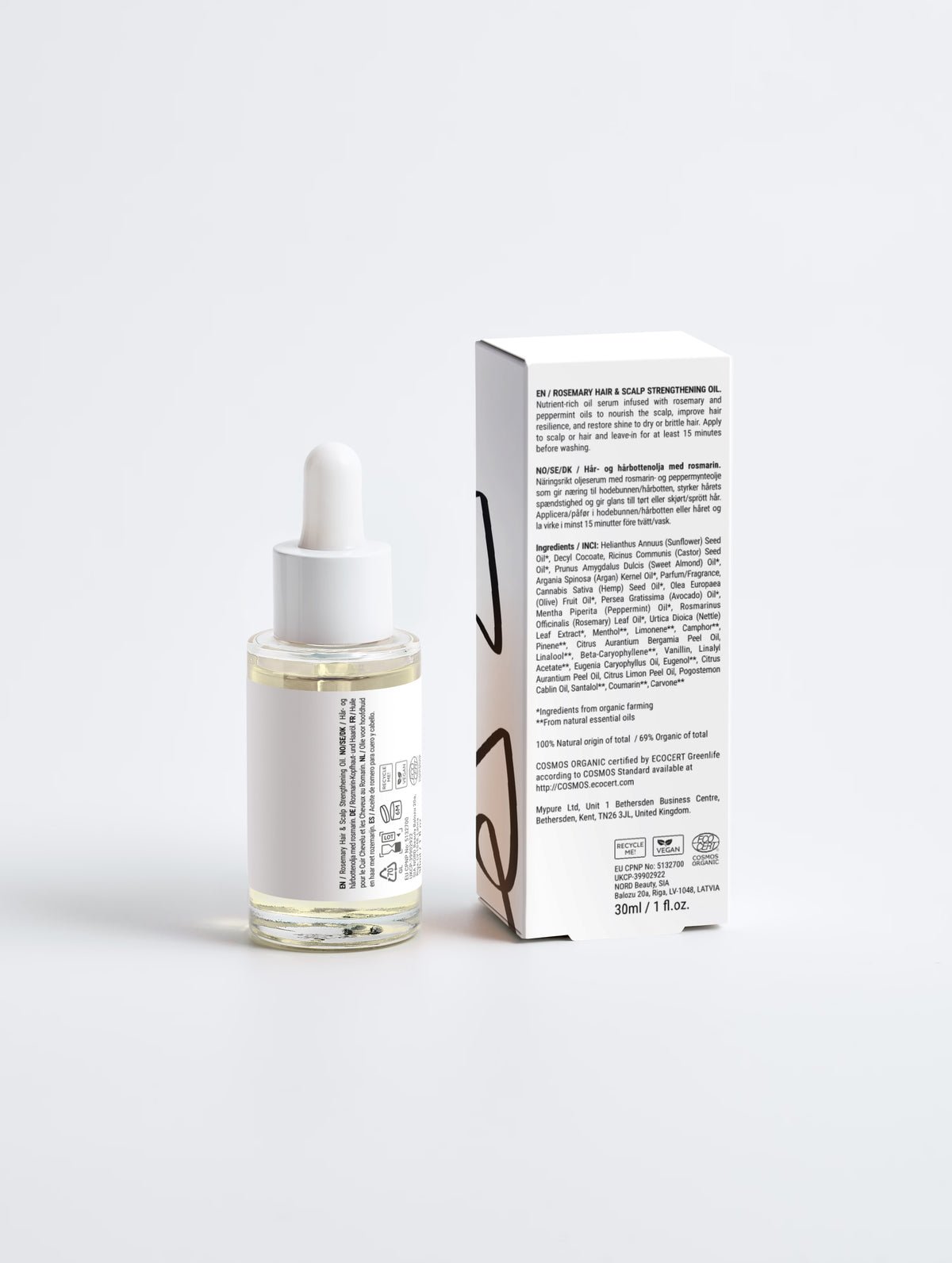 Rosemary Hair & Scalp Strengthening Oil